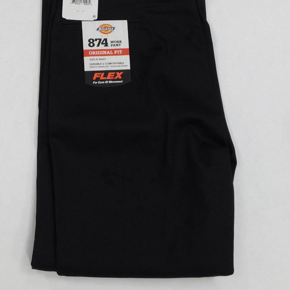 Dickies Men's Work Pants Black Slacks 40 X 30